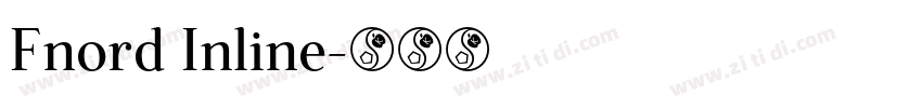 Fnord Inline字体转换